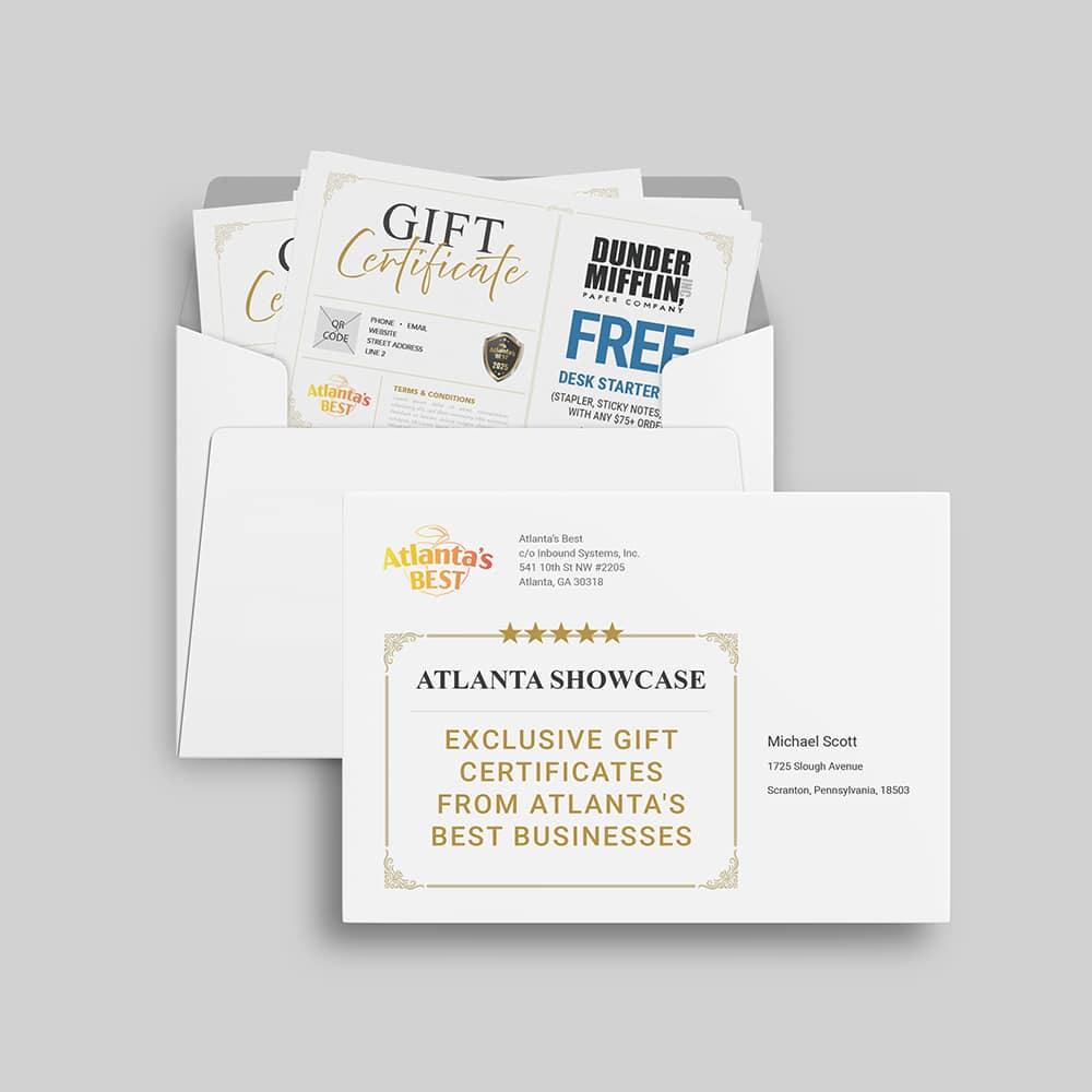 Atlanta Showcase Mailer